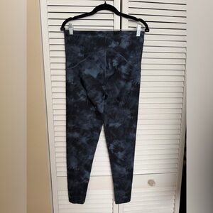 SPANX Booty Boost Blue Tie-Dye High-Waist Leggings